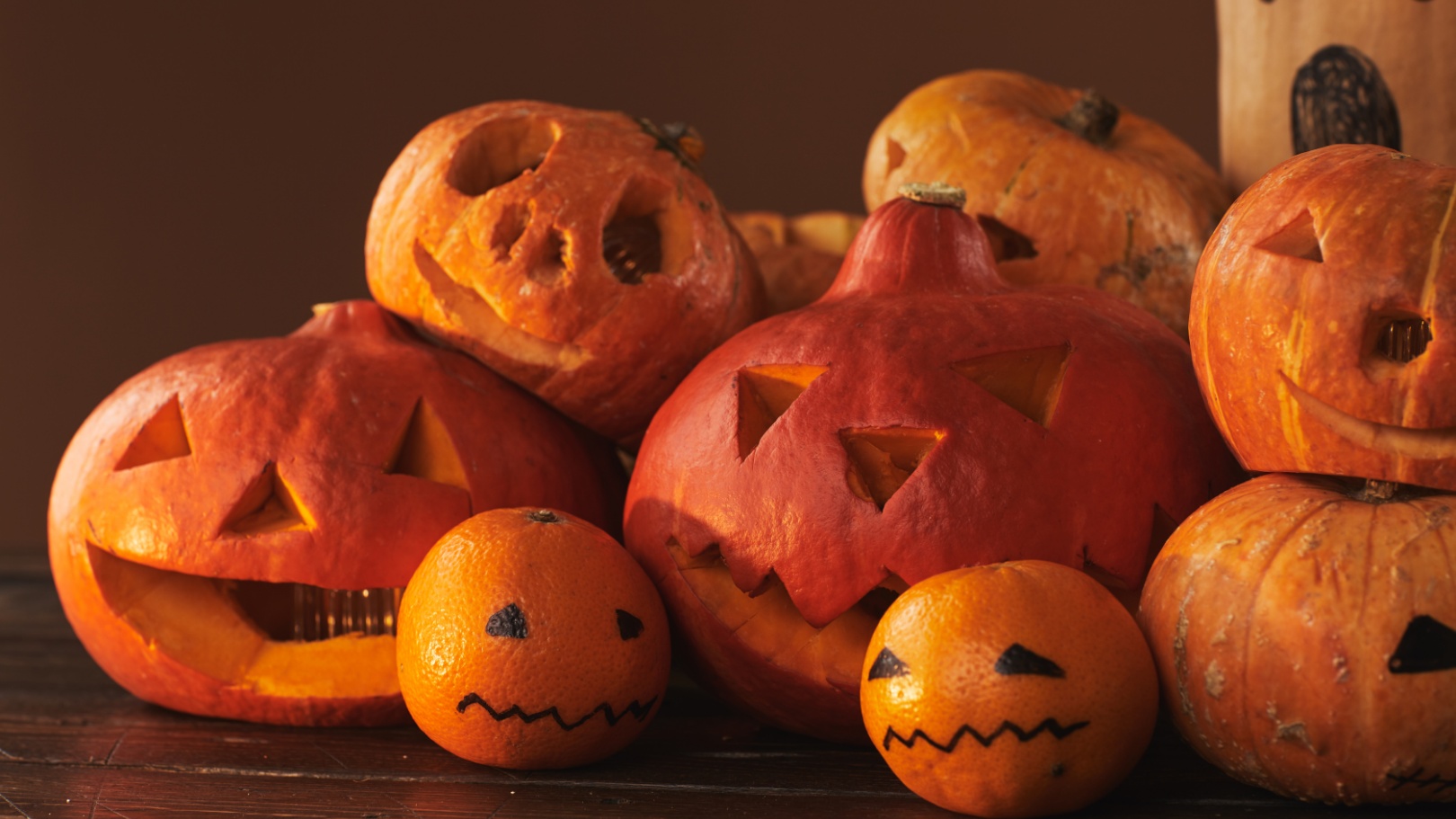 Halloween Pompoenen
